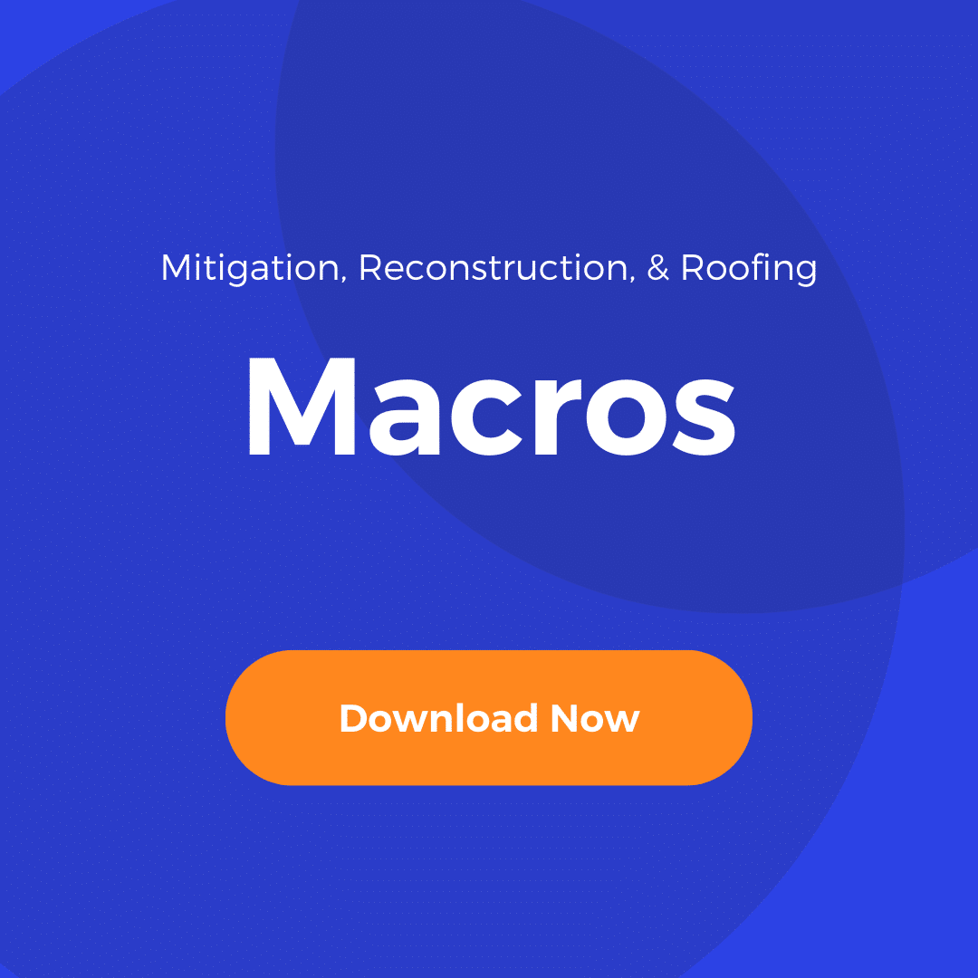 Xactimate Macros for Roofing & Restoration Industries